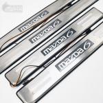 Светодиодные накладки на пороги Mazda 6 2002-2007