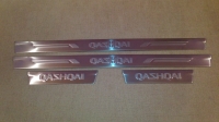 Накладки на пороги Nissan Qashqai 2007-2013