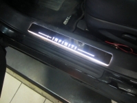 Накладки на пороги Premium Line для Infiniti FX30,35,37,50 (2009+)