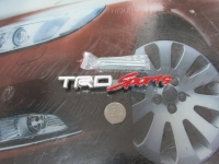 Эмблема алюминиевая для решетки радиатора TRD Sports для автомобилей Toyota