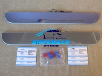 Накладки на пороги Premium Line для BMW  F30 F35 3 series  2012+