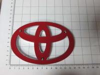 Эмблема шильдик логотип Toyota 140*95 мм