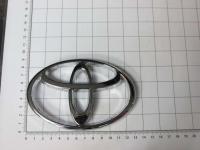 Эмблема шильдик логотип Toyota на решетку 131*86 мм