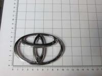 Эмблема шильдик логотип Toyota на решетку 100*67 мм 