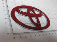Эмблема шильдик логотип Toyota на решетку 100*67 мм 