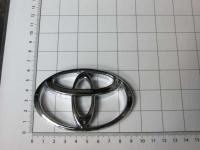 Эмблема шильдик логотип Toyota на багажник 92*60 мм
