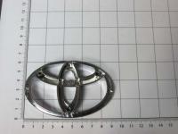 Эмблема шильдик логотип Toyota на багажник 92*60 мм