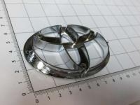Эмблема шильдик логотип Toyota на багажник 92*60 мм