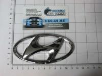 Эмблема шильдик логотип Hyundai 115*60 мм