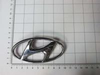 Эмблема шильдик логотип Hyundai 98*50 мм