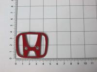 Эмблема шильдик логотип Honda на руль 46*38 мм