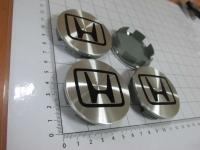 Ступичные колпачки Honda черные металл 57/53/10