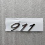 Эмблема шильдик 911 с клеевой основой хром для Porsche 80x25 мм