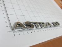 Эмблема шильдик Astra 1.6 с клеевой основой для Opel 185х18 мм