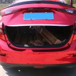 Накладка на кромку двери багажника Mazda 3 2014 + на седан