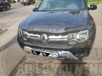 Дефлектор капота (Мухобойка) на Renault Duster 2010-2019