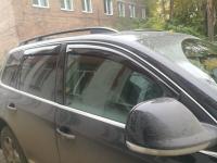 Дефлекторы окон, Ветровики Volkswagen Touareg 2002-2010 с креплением