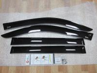 Дефлекторы окон, Ветровики Toyota Land Cruiser Prado 150 2009-2016 с креплением