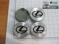 Ступичные колпачки Lexus черные металл 68/64/11 (4шт)