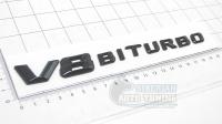Шильдик на крылья V8 Biturbo 190*19 мм  A222 817 04 15
