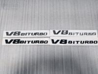 Шильдик на крылья V8 Biturbo 190*19 мм  A222 817 04 15