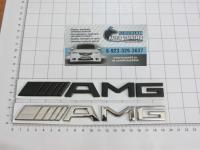 Эмблема AMG на багажник хром/черная металл Mercedes-Benz A220 817 10 15