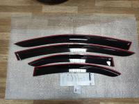 Дефлекторы окон, Ветровики Mitsubishi Lancer X 2007+ седан кузов CY