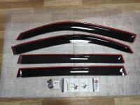 Дефлекторы окон, Ветровики Toyota Land Cruiser 200 2007+ с креплением