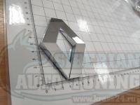 Эмблема шильдик логотип Renault на решетку 95х70 мм