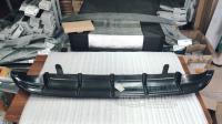 Накладка на задний бампер Диффузор Toyota Camry V50 (тиснение)