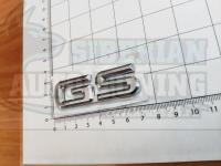 Шильдик с клеевой основой GS для автомобилей Lexus (хром)