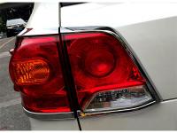 Хромированные накладки на задние фонари Toyota Land Cruiser 200 2007+