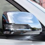 Хромированные накладки на боковые зеркала с вырезом под повторитель Land Cruiser 200 2007-2019