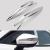 Хромированные накладки на боковые зеркала узкие под повторитель Mazda CX-5 2010-2016