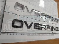 Надпись на капот Overfinch для Land Rover Range 390*30