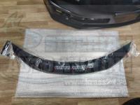 Дефлектор капота черный (спойлер, мухобойка) Mitsubishi Outlander 2005-2009г