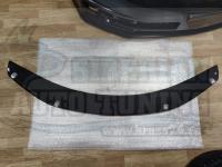 Дефлектор капота черный (спойлер, мухобойка) Mitsubishi Outlander 2005-2009г