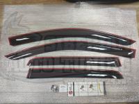 Дефлекторы окон, Ветровики Mitsubishi Outlander 2005-2012г с креплением