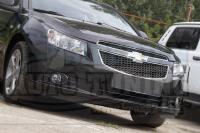 Реснички фигурные на фары Chevrolet Cruze I 2009-2014, накладки на фары