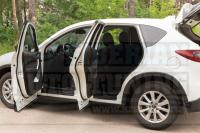 Накладки на внутренние пороги дверей Mazda CX-5 2011-2017 кузов KE
