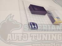 Синяя эмблема J'S Racing Type R для Honda в руль тип B 50*40