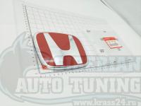 Красная эмблема Type R H для автомобилей Honda 75700-ta0-A00 153x123