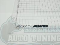 Надпись на багажник AWD для Honda 90*14 мм