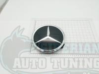 Стеклянная эмблема звезда 3D в решетку Mercedes 186 мм 04-13 C, G class