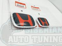 Комплект черно-красных эмблем Type R H для автомобилей Honda Accord 7 CL/CL7/CL9