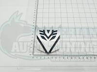 Эмблема шильдик Transformer Трансформер Десептикон 80х95 мм