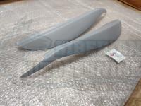 Реснички на фары Toyota Wish 2003-2009, накладки на фары