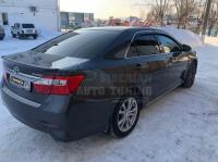 Спойлер лип под эмблему на багажник Toyota Camry 50 55 2011-2017 черный глянец