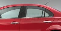 Нижний Хромированный Молдинг окон Mitsubishi Lancer 10 2011-2017