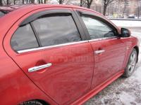 Нижний Хромированный Молдинг окон Mitsubishi Lancer 10 2011-2017
